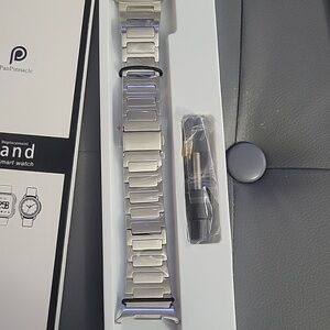Metal Silver Replacement Band for Smart Watch